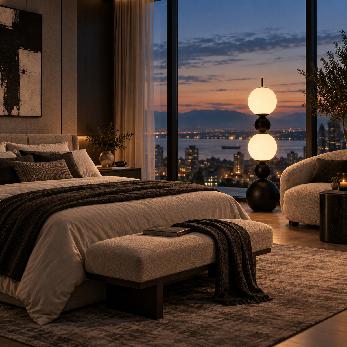 Luna Orb Floor Lamp