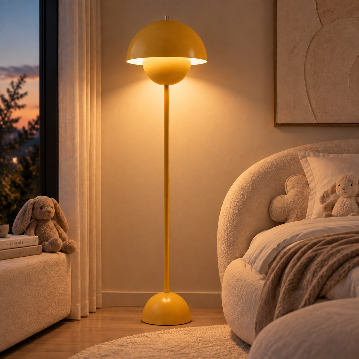 Solara Mushroom Floor Lamp