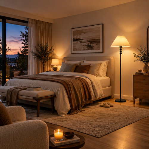 Lumière Pleated Floor Lamp