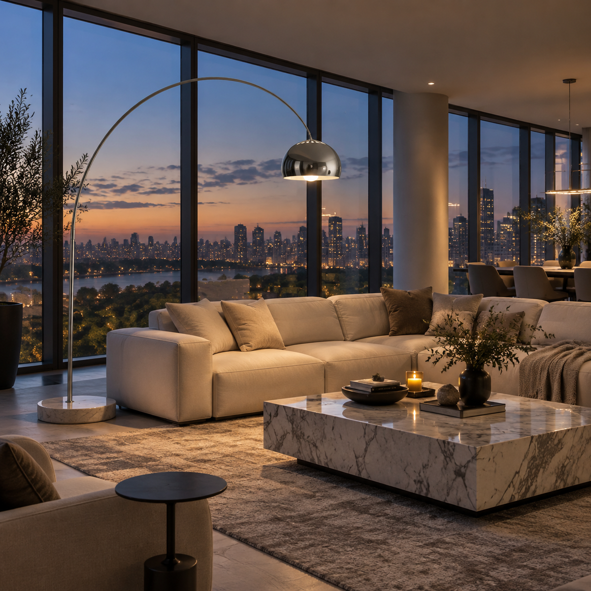 Celeste Arc Floor Lamp